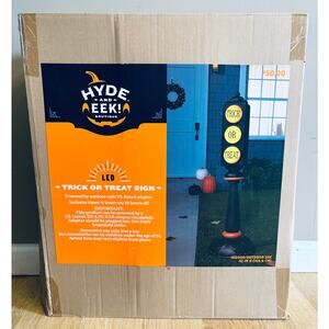 Hyde & EEK! Boutique Halloween Lit Trick or Treat Stop Sign Halloween 42”
